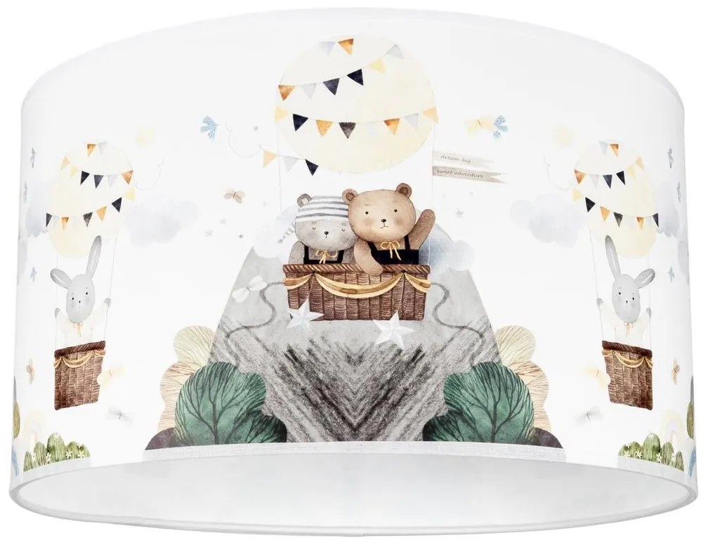 Detské stropné svietidlo BEARS 1xE27/60W/230V