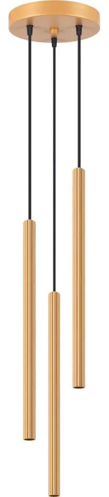 Sollux SL.1342 - Luster na lanku ARCHE 3xG9/8W/230V zlatá