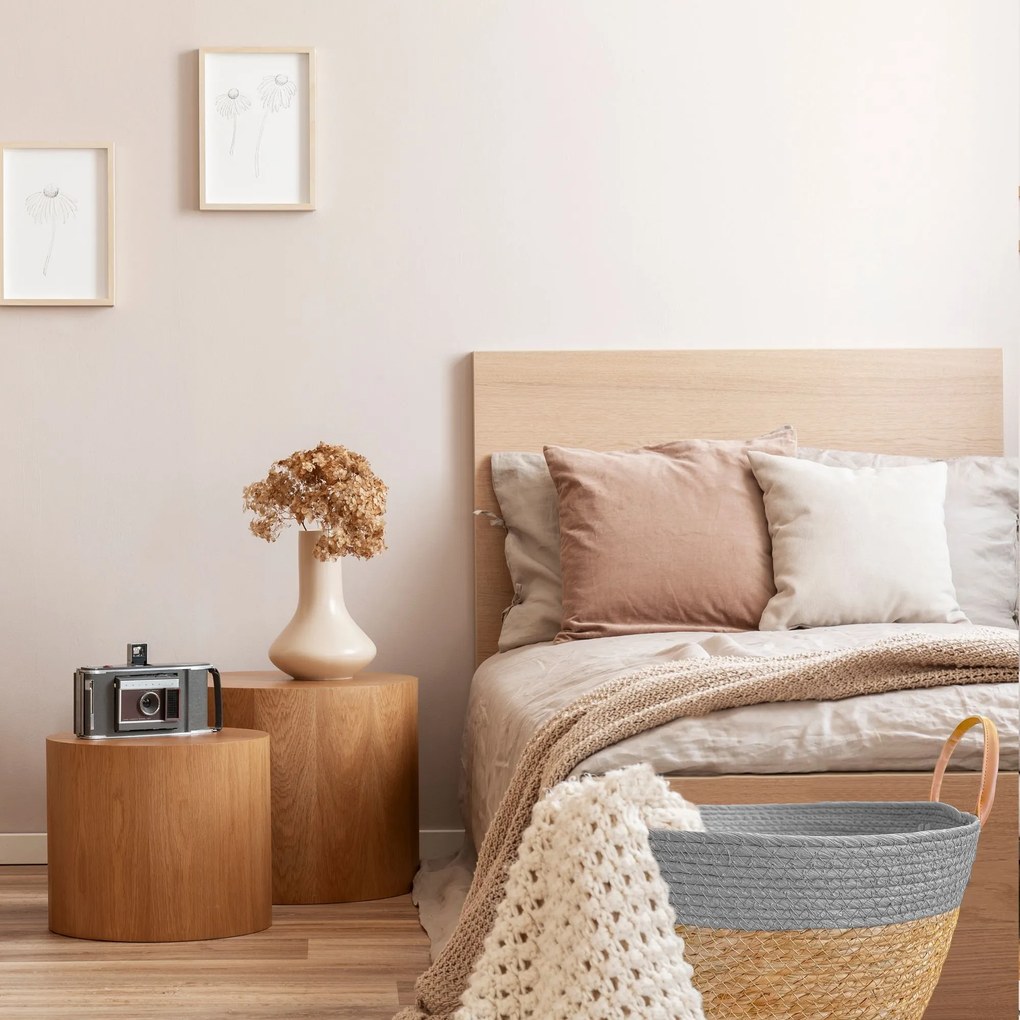 Tutumi Tutumi, sada prírodných kôšov Boho 3ks 223K16, hnedá-šedá, HOM-02810
