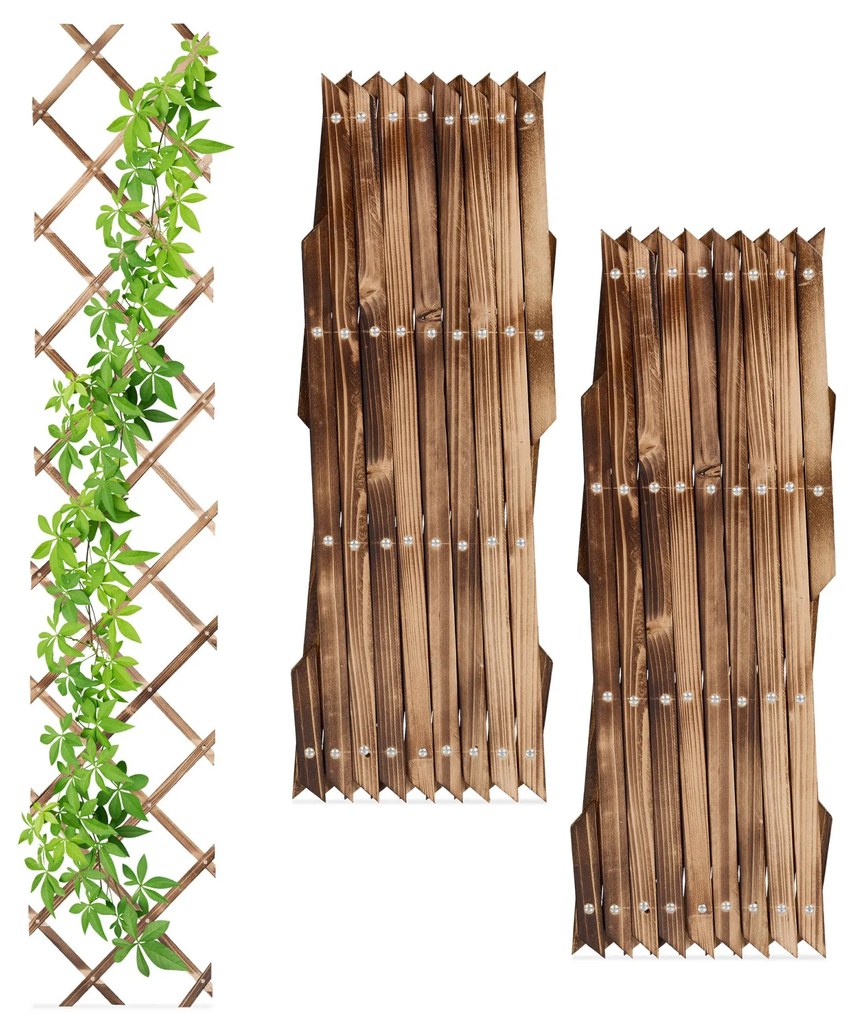 Okrasná záhradná mriežka na kvety RD48825, 3ks