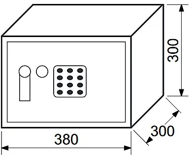 Elektronický sejf RICHTER RS.30.EDK