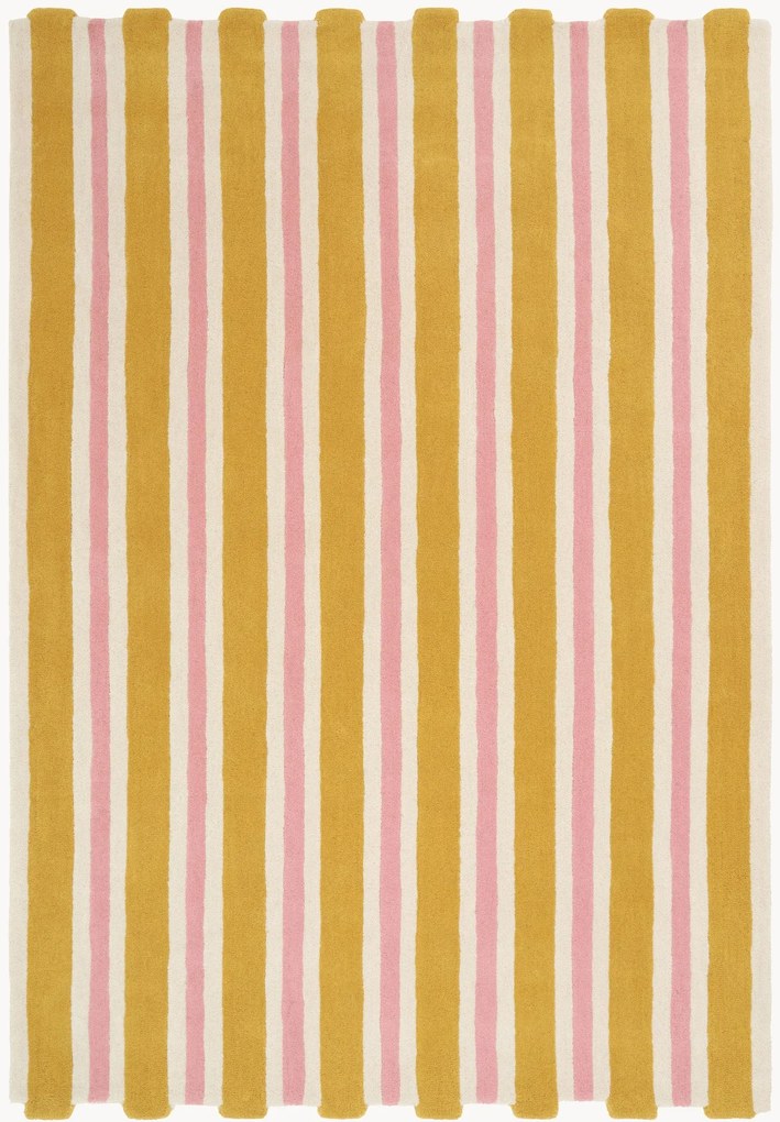 Ručne tuftovaný vlnený koberec's nízkym vlasom Hille