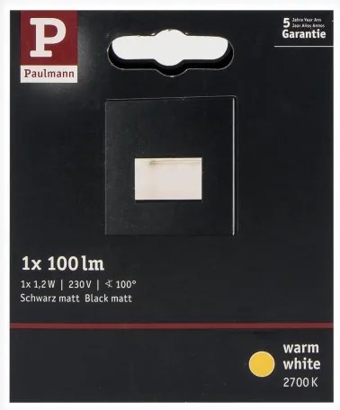 Paulmann 93094 - LED/1,2W Schodiskové svietidlo EDGE 230V
