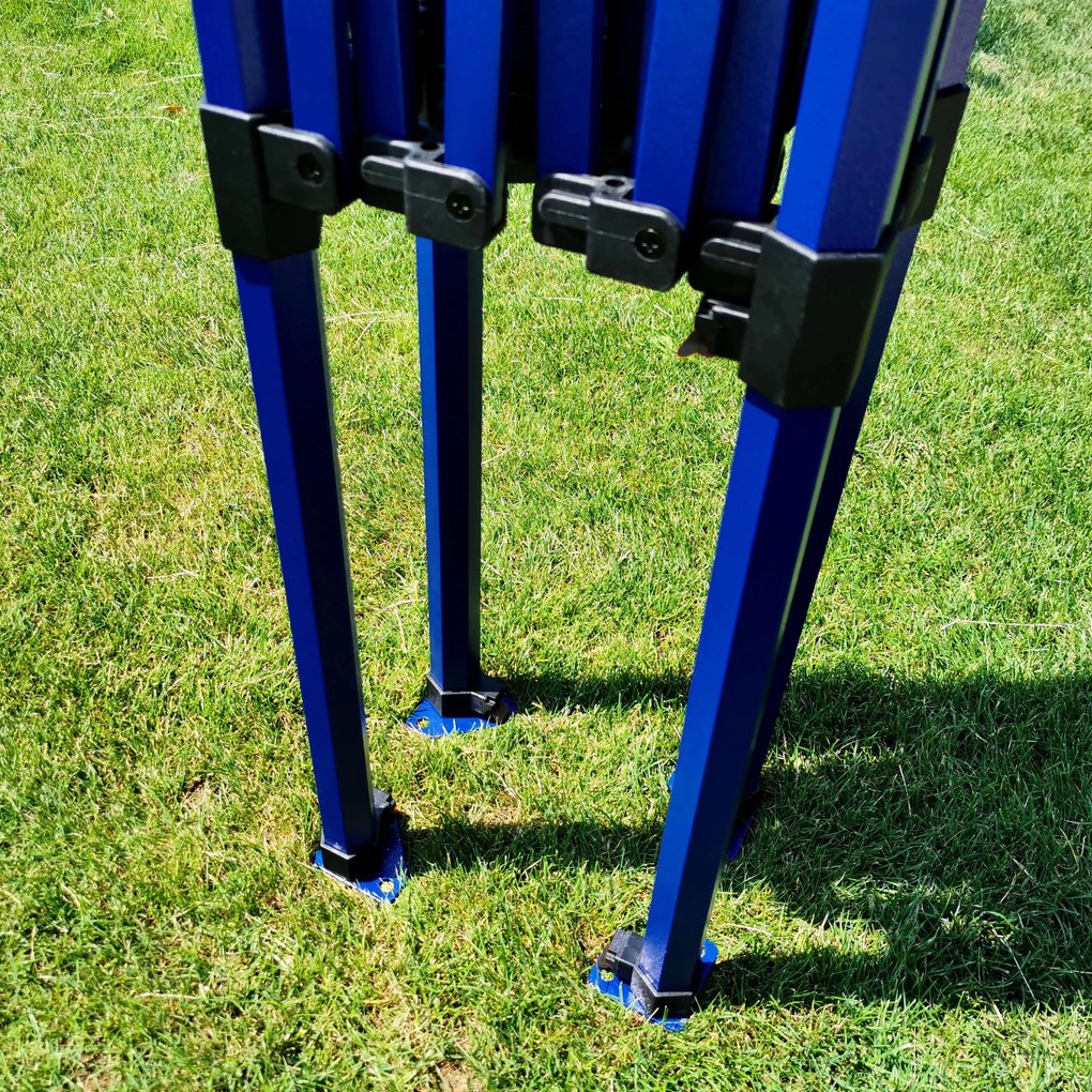 BRIMO Nožnicový stánok 2x3 m | Rýchlo Rozložiteľný altánok BRIMO - bez 3 stien - Červená 37