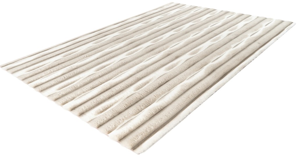 Kusový koberec My Waves 305 Taupe, 200x290, béžová, obývacia izba, Obsession