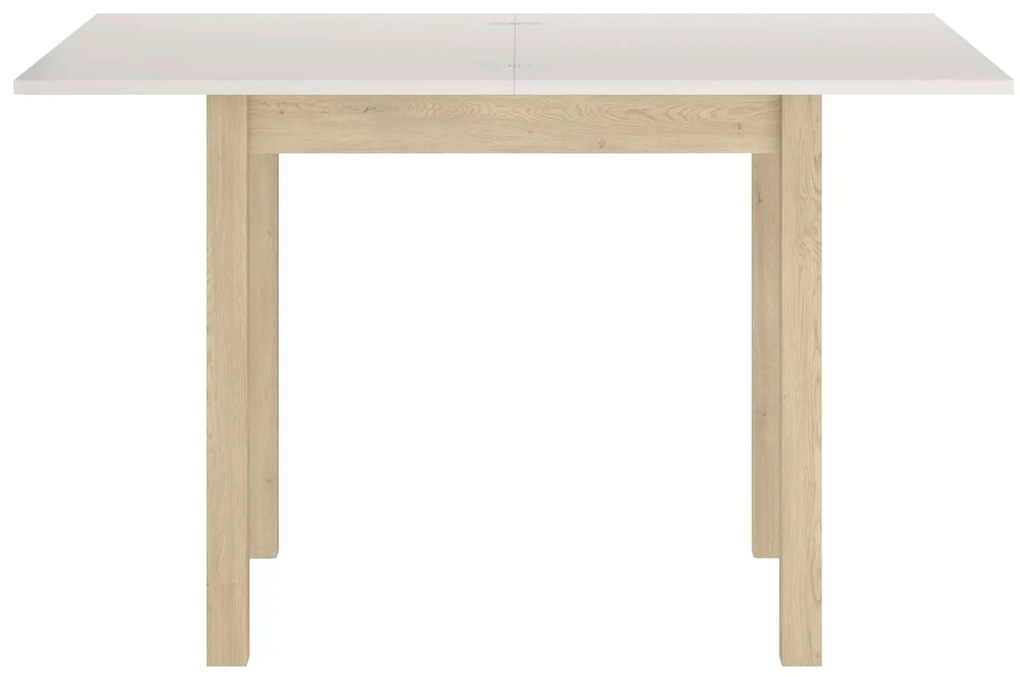 Rozkladací jedálenský stôl FLIP 80(160)X80 cm, kašmír/dub Cremona Torro