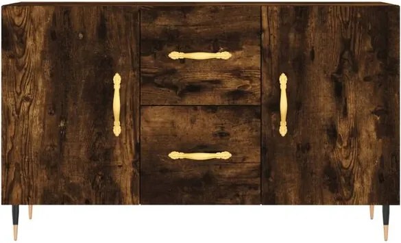 vidaXL Komoda, tmavý dub 100x36x60 cm, kompozitné drevo