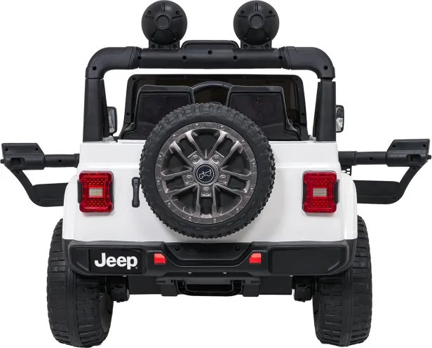 Elektrické autíčko Jeep Wrangler Rubicon LIFT biele
