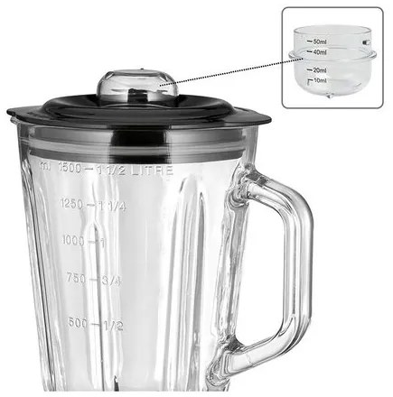 ProfiCook UM 1195 TI stolný mixér, sivá