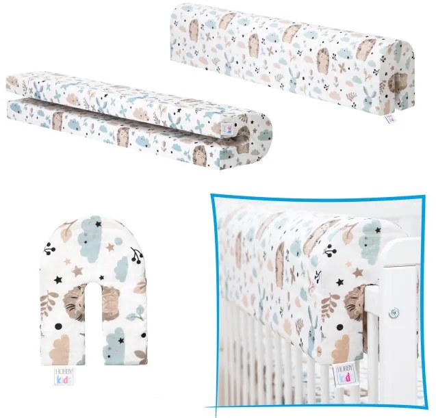 Chránič na detskú postieľku ježko, 70 cm