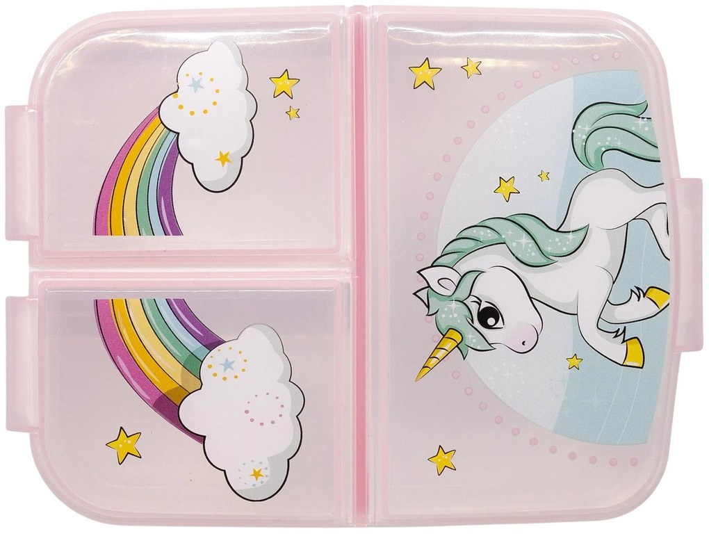 Multibox na desiatu Unicorn s 3 priehradkami