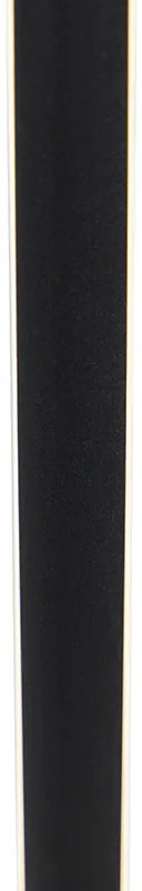 Stojaca lampa čierna vrátane LED s dotykovým stmievačom 3 stupňové stmievanie - Line-up