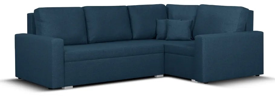 Rozkládací rohová sedací souprava MODO Tmavomodrá
