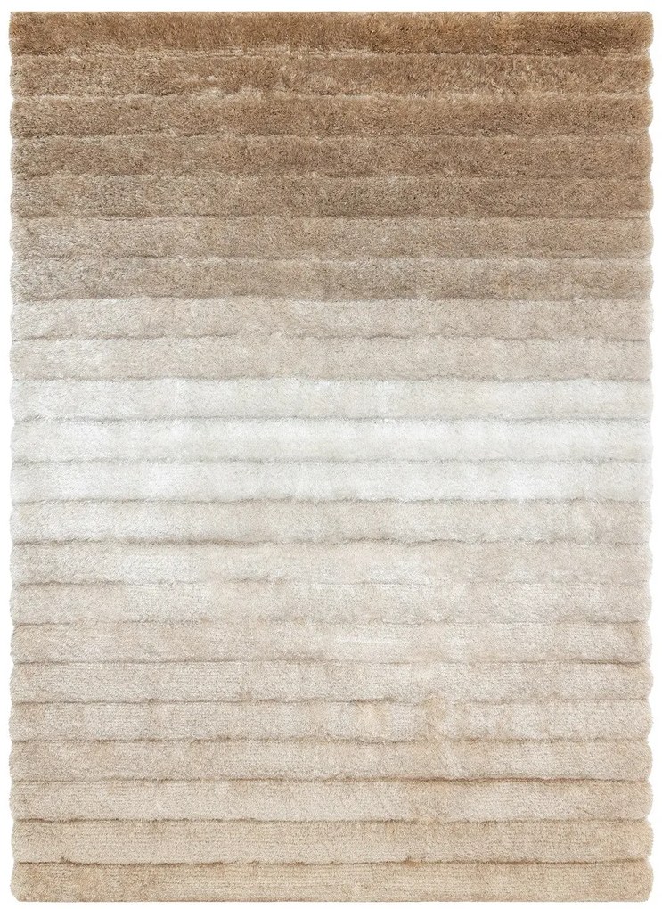 Kusový koberec Flim 007-B2 Stripes beige, 120x160, béžová, obývacia izba, Dywany Łuszczów