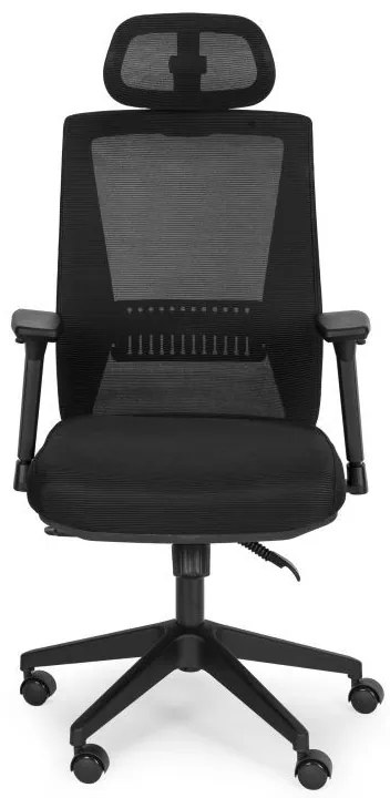 Ergonomická kancelárska stolička s priedušným operadlom a opierkou hlavy