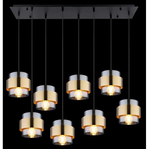 Globo 15560-8H - Luster na lanku MILLEY 8xE27/60W/230V