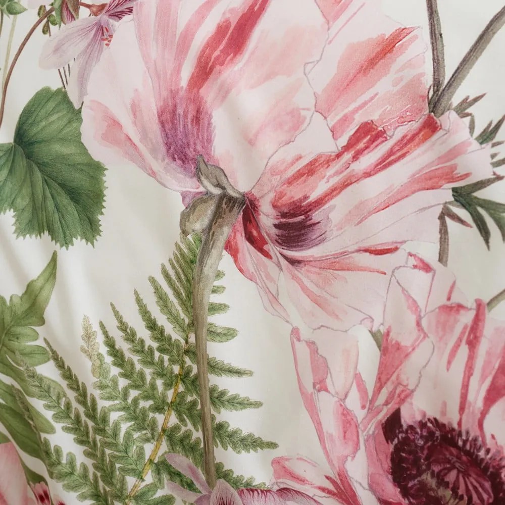 Predĺžené bavlnené obliečky na dvojlôžko 230x220 cm Serenity Garden – RHS