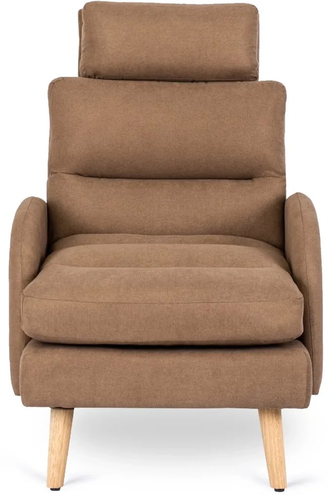 PROXIMA.store - Sklápacie kreslo HENRY FARBA: hnedá