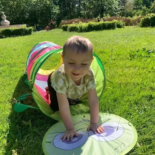 KRUZZEL Preliezačka pre deti - Húsenica - Bino