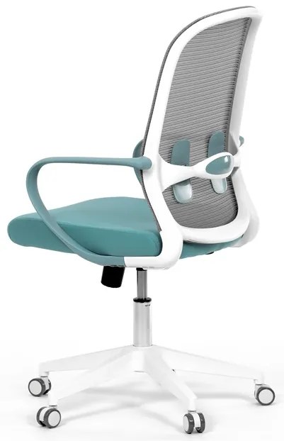 Autronic BONTEC Kancelárska stolička, hojdací mechanizmus, modrá látka, KA-S425 BLUE Farba: Červená