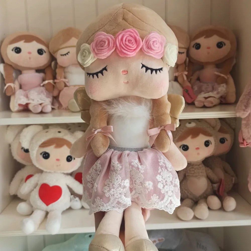 Mojkáčik - Bábika spiaca Anjelik farebné kvety 48 cm