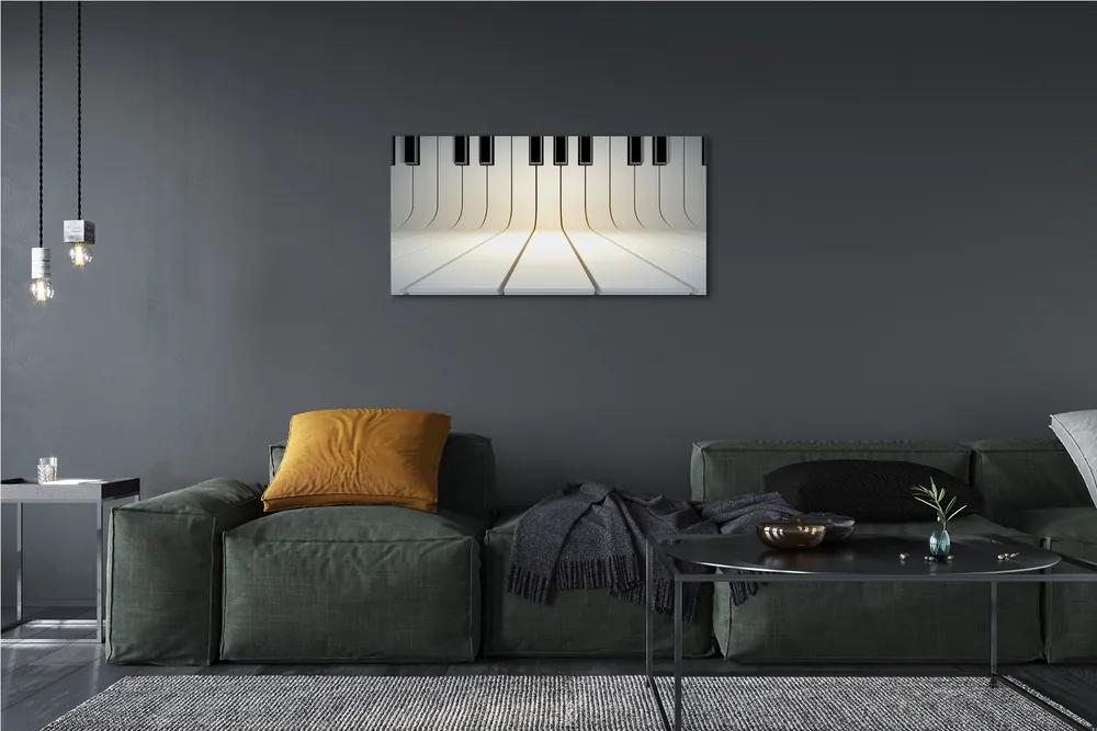 Obraz canvas klávesy klavíra 100x50 cm