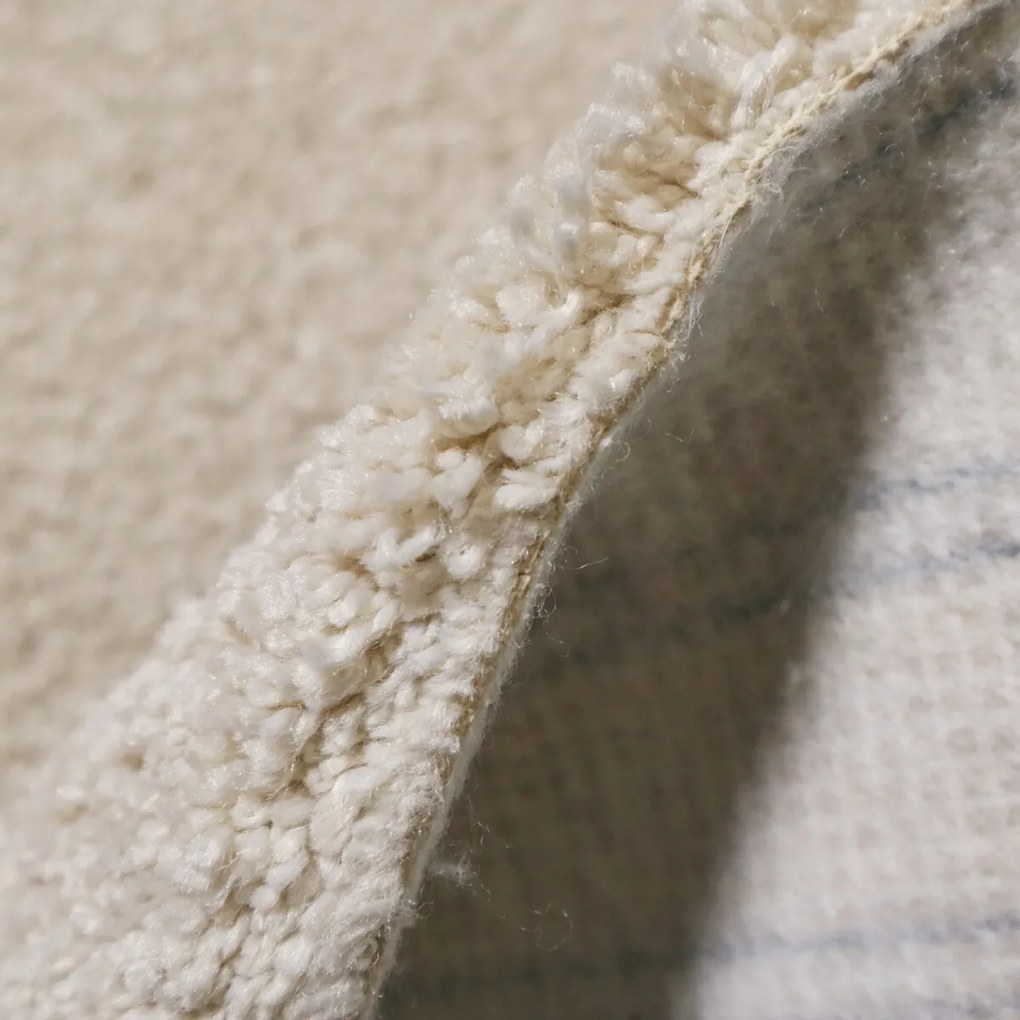 Metrážny koberec Liliana 7605, na mieru, šíře 4m, biela, ab (mriežka), detská izba, ITC