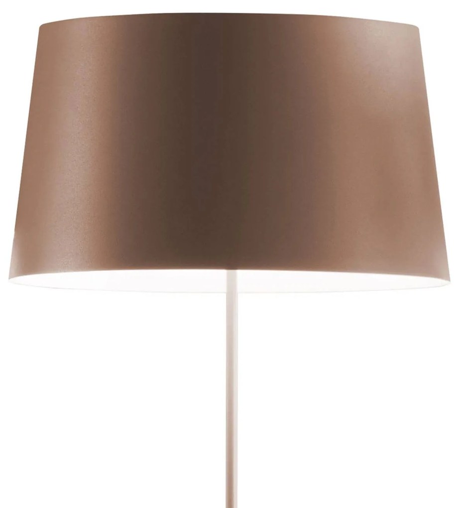 Vibia Warm 4906 dizajnérska stojaca lampa, hnedá