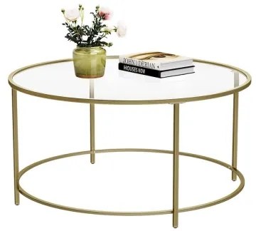 Konferenčný stolík LYRA zlatý