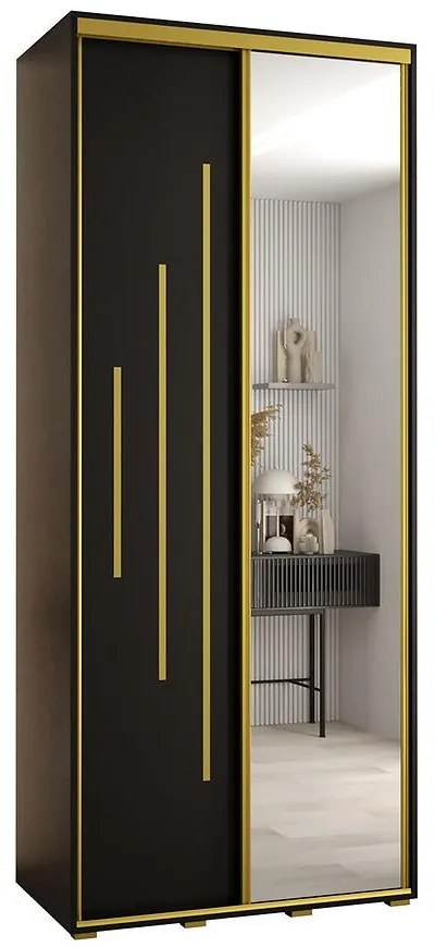 Skriňa 45 Canaris 13 120 čierna/gold