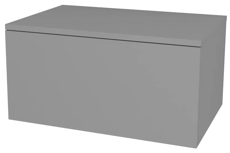 Mereo, Mereo Ponte, kúpeľňová skrinka 70 cm, Multidecor, Šedá supermat, MER-CN291SEDA