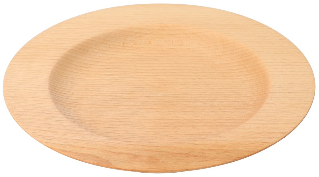 ČistéDřevo Štýlový drevený tanier