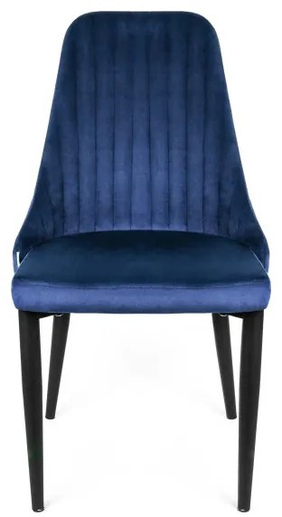 Stolička LOUIS zamatová granátová ALL 925478