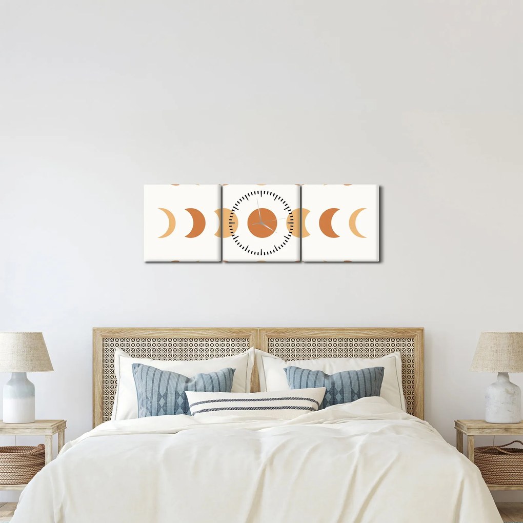 Obraz - Dream creations N⁰2 (s hodinami) (90x30 cm)