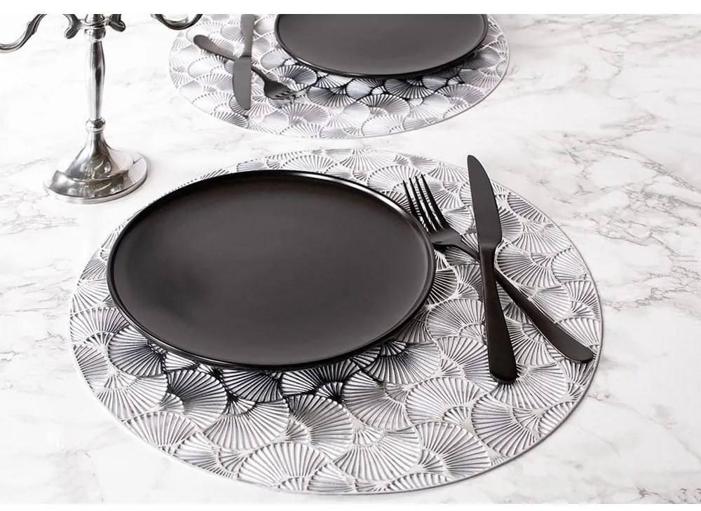 Prestieranie v striebornej farbe Tiseco Home Studio, ⌀ 38 cm