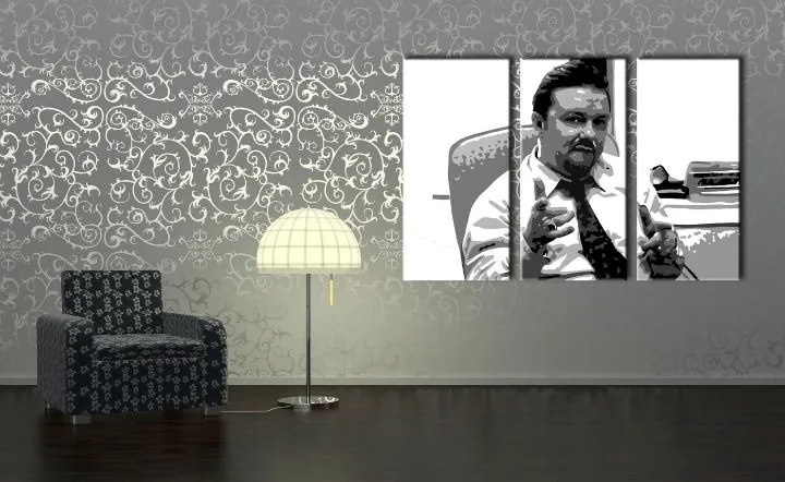 Ručne maľovaný POP Art obraz The Office 3 dielny  to