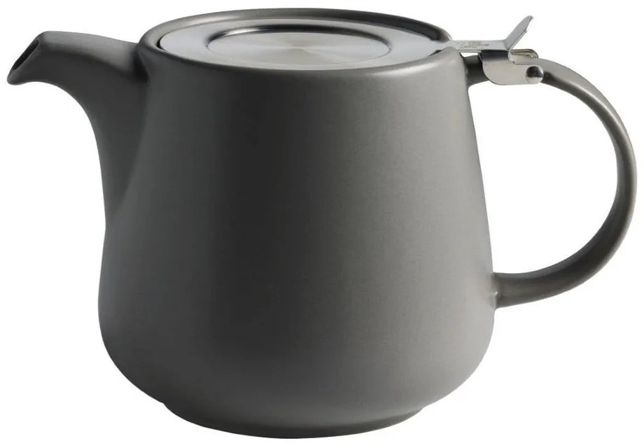 Tmavosivá porcelánová čajová kanvica so sitkom Maxwell &amp; Williams Tint, 1,2 l