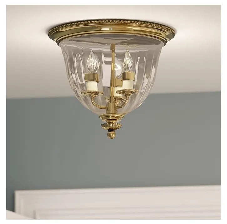 Hinkley - Stropné svietidlo CAMBRIDGE 3xE14/60W/230V zlatá