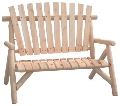 vidaXL 2-miestna záhradná lavica 119x85x98 cm masívny smrek-