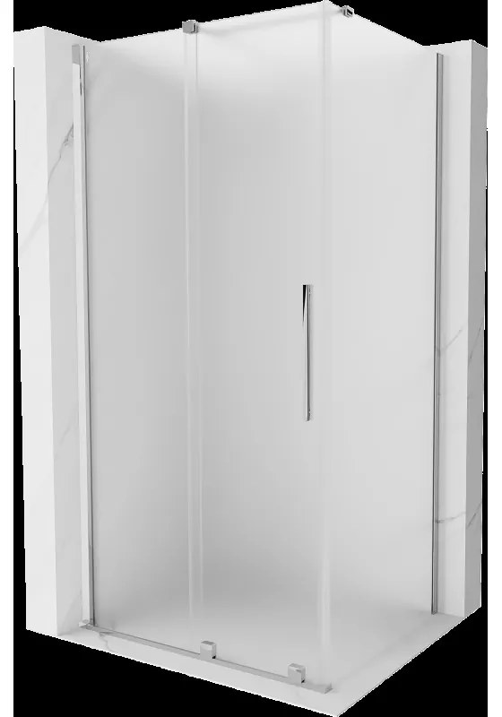 Mexen Velar posuvná sprchová kabína 130 x 85 cm, mráz, chróm - 871-130-085-31-01