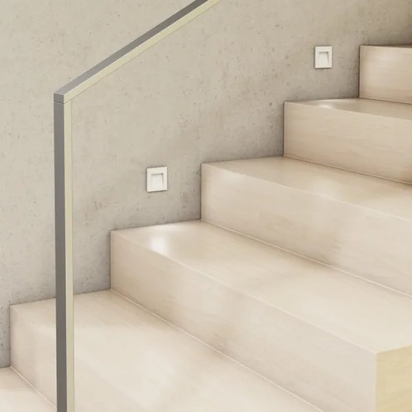 RED - R12013 - LED Vonkajšie vstavané svietidlo TESS LED/3W/230V IP54 biela