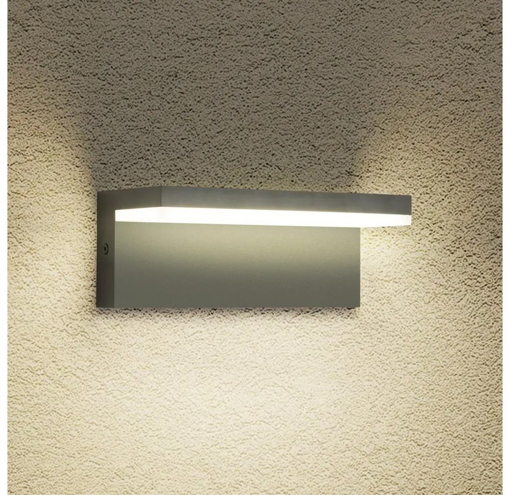 Brilagi - LED vonkajšie nástenné svietidlo TESSI LED/10W/230V antracit IP54