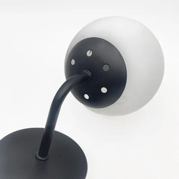 Brilagi - Nástenné svietidlo MALIVA 1xE14/15W/230V čierna/biela