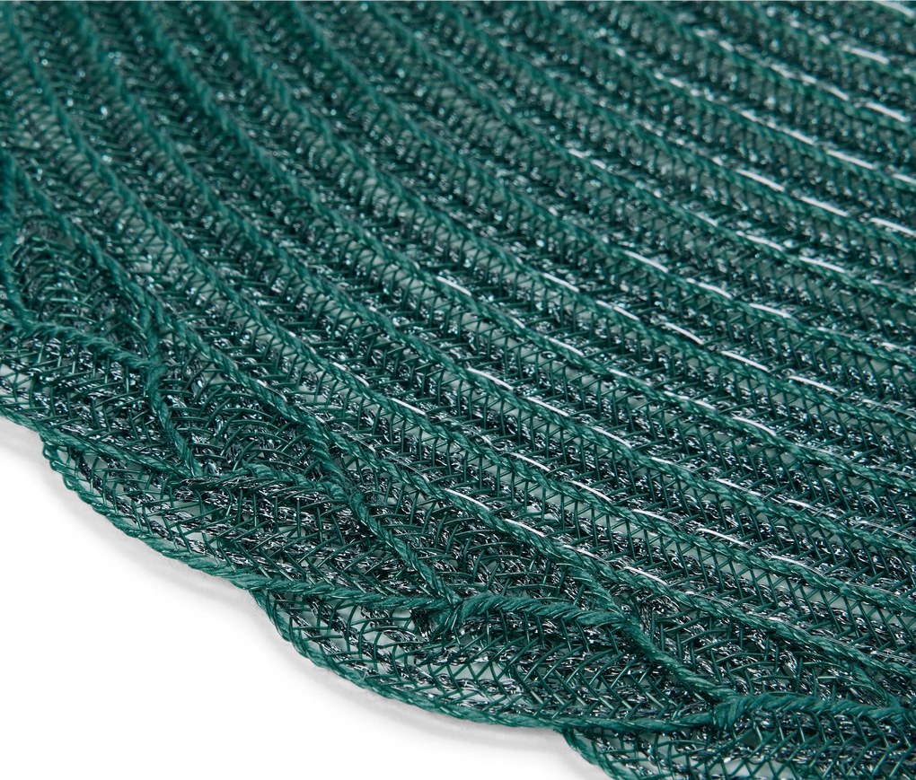 Okrúhle prestierania, 4 ks, zelené