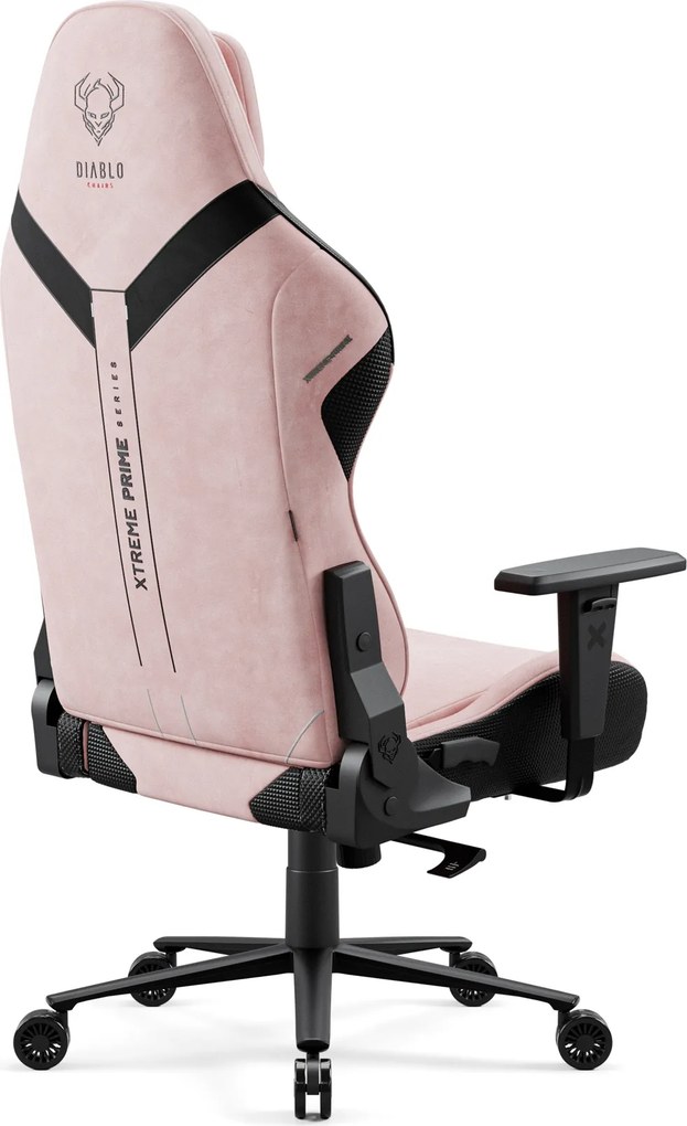 Herné kreslo Normal Size, čierno-ružovej farbe: Diablo X-One Prime Akira Pink