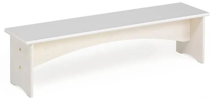 Lavica SIGGE, 1200x300x300 mm, svetlošedá