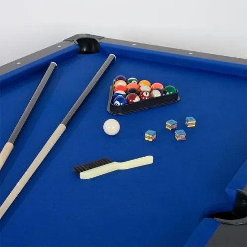 GamesPlanet® 2303 Biliardový stôl pool biliard s vybavením, 6 ft