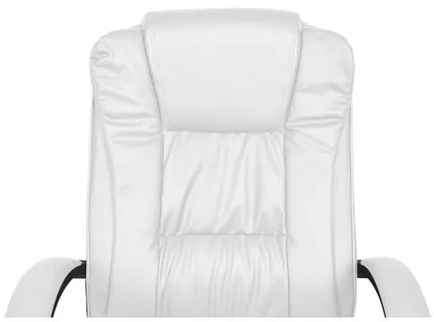Malatec Kancelářská židle, ekokůže - bílá, 23240 AKCE