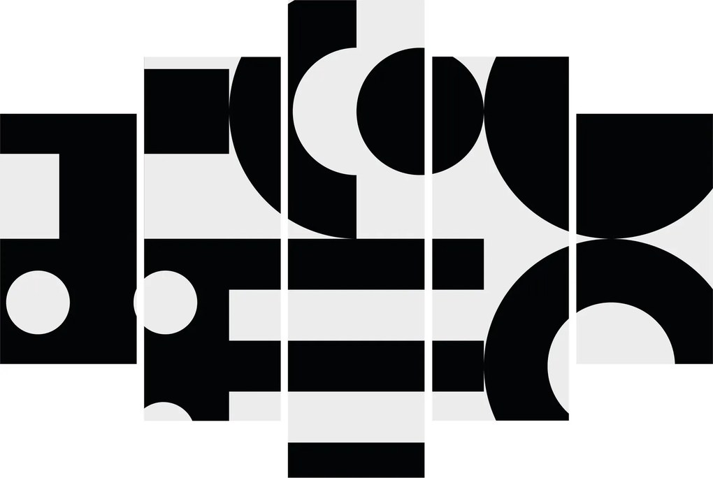 Obraz - Geometrická abstrakcia N⁰3 (150x105 cm)