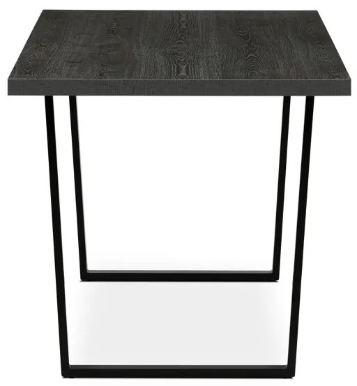 Autronic BONTEC Jedálenský stôl 160x80cm, lamino, sivý dub, HT-R5216 GREY Farba: Šedá